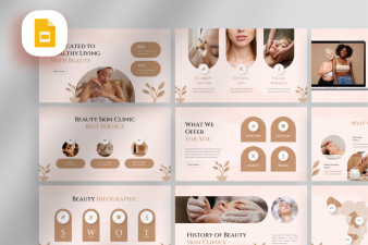 Beauty Skin Clinic Google Slide Template
